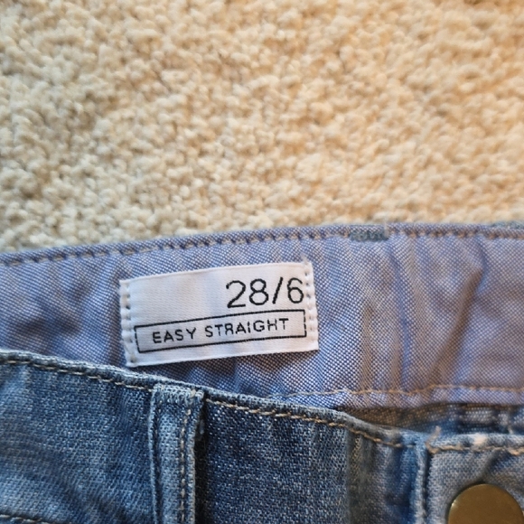 GAP Women's Blue Straight Jeans - Picture 2 of 6